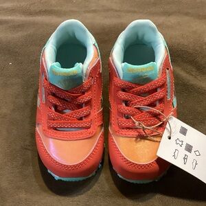 Reebok Kids Sneakers - Coral and Aqua